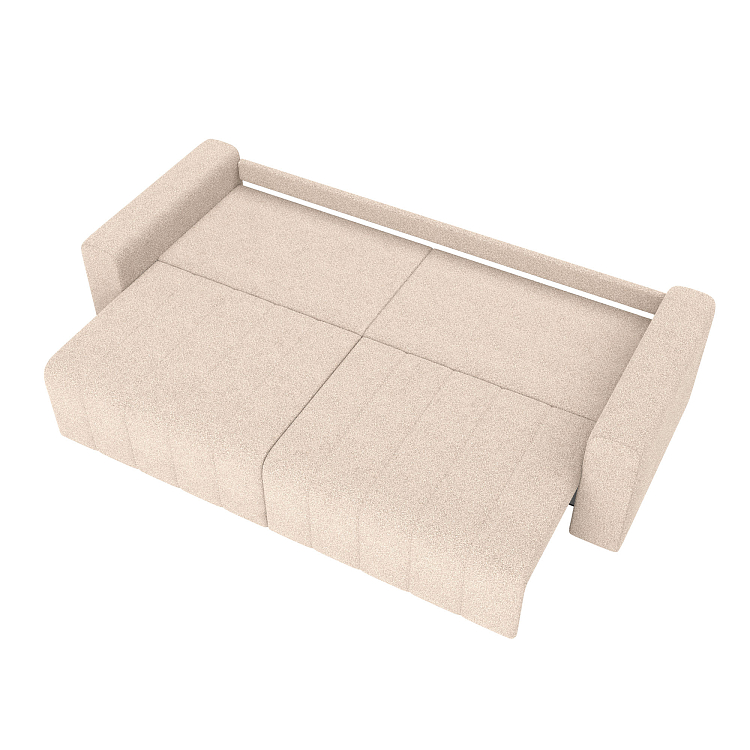 Вайли / Диван - кровать 3-х местн. Экомех fluffy 05 крем